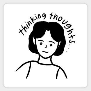 Thinking Thoughts Sticker